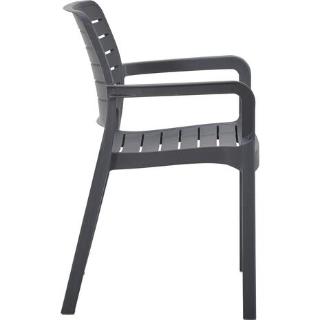 ΠΟΛΥΘΡΟΝΑ ΕΞΩΤ.ΧΩΡΟΥ FLAN HM6369.10 ΓΚΡΙ ΠΟΛΥΠΡΟΠΥΛΕΝΙΟ 57x56x82.5Yεκ.