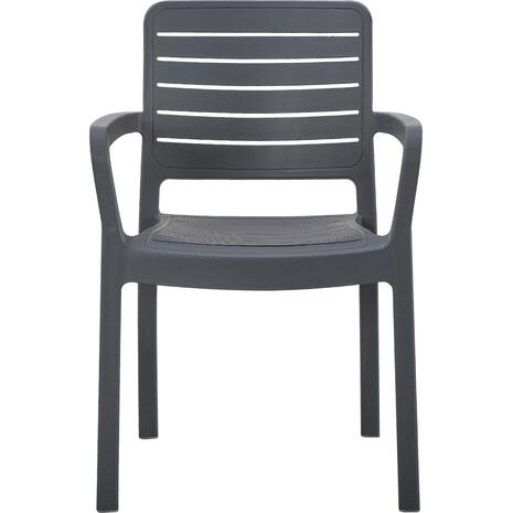 ΠΟΛΥΘΡΟΝΑ ΕΞΩΤ.ΧΩΡΟΥ FLAN HM6369.10 ΓΚΡΙ ΠΟΛΥΠΡΟΠΥΛΕΝΙΟ 57x56x82.5Yεκ.