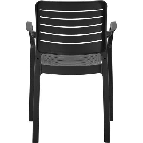 ΠΟΛΥΘΡΟΝΑ ΕΞΩΤ.ΧΩΡΟΥ FLAN HM6369.02 ΜΑΥΡΟ ΠΟΛΥΠΡΟΠΥΛΕΝΙΟ 57x56x82.5Yεκ.