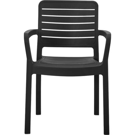 ΠΟΛΥΘΡΟΝΑ ΕΞΩΤ.ΧΩΡΟΥ FLAN HM6369.02 ΜΑΥΡΟ ΠΟΛΥΠΡΟΠΥΛΕΝΙΟ 57x56x82.5Yεκ.