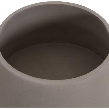 ΓΛΑΣΤΡΑ ΕΣΩΤ.ΧΩΡΟΥ QUAN HM4680.03M FIBER CEMENT ΓΚΡΙ--ΒΑΣΗ TEAK Φ35x50Υεκ