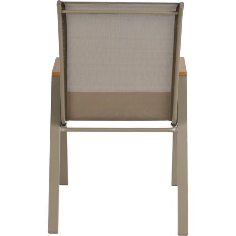 ΠΟΛΥΘΡΟΝΑ ΕΞ.ΧΩΡΟΥ LEONE HM6429.04 ΜΕΤΑΛΛΙΚΗ ΣΑΜΠΑΝΙ--TEXTILENE ΣΑΜΠΑΝΙ 54x74x91Υεκ