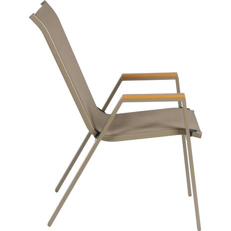 ΠΟΛΥΘΡΟΝΑ ΕΞ.ΧΩΡΟΥ LEONE HM6429.04 ΜΕΤΑΛΛΙΚΗ ΣΑΜΠΑΝΙ--TEXTILENE ΣΑΜΠΑΝΙ 54x74x91Υεκ