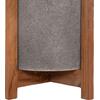 ΓΛΑΣΤΡΑ ΕΣΩΤ.ΧΩΡΟΥ HOFF HM4682.03S FIBER CEMENT ΓΚΡΙ-TEAK ΒΑΣΗ Φ33x42Υεκ