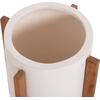 ΓΛΑΣΤΡΑ ΕΣΩΤ.ΧΩΡΟΥ HOFF HM4682.02S FIBER CEMENT ΛΕΥΚΟ-TEAK ΒΑΣΗ Φ33x42Υεκ