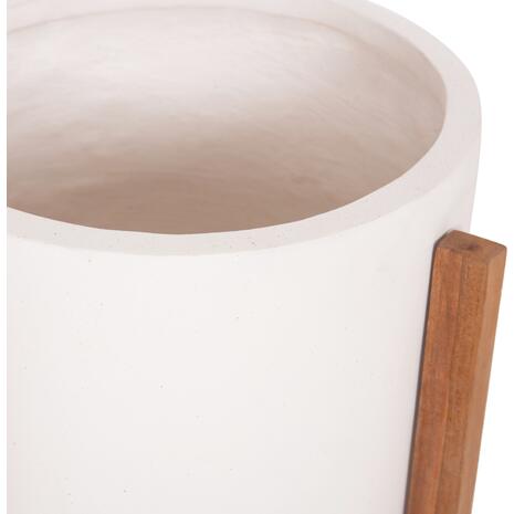 ΓΛΑΣΤΡΑ ΕΣΩΤ.ΧΩΡΟΥ HOFF HM4682.02M FIBER CEMENT ΛΕΥΚΟ-TEAK ΒΑΣΗ Φ40x39Υεκ