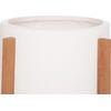 ΓΛΑΣΤΡΑ ΕΣΩΤ.ΧΩΡΟΥ HOFF HM4682.02M FIBER CEMENT ΛΕΥΚΟ-TEAK ΒΑΣΗ Φ40x39Υεκ