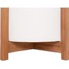ΓΛΑΣΤΡΑ ΕΣΩΤ.ΧΩΡΟΥ HOFF HM4682.02M FIBER CEMENT ΛΕΥΚΟ-TEAK ΒΑΣΗ Φ40x39Υεκ