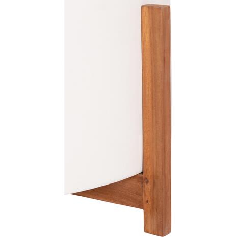 ΓΛΑΣΤΡΑ ΕΣΩΤ.ΧΩΡΟΥ HOFF HM4682.02L FIBER CEMENT ΛΕΥΚΟ-TEAK ΒΑΣΗ Φ50x35Υεκ