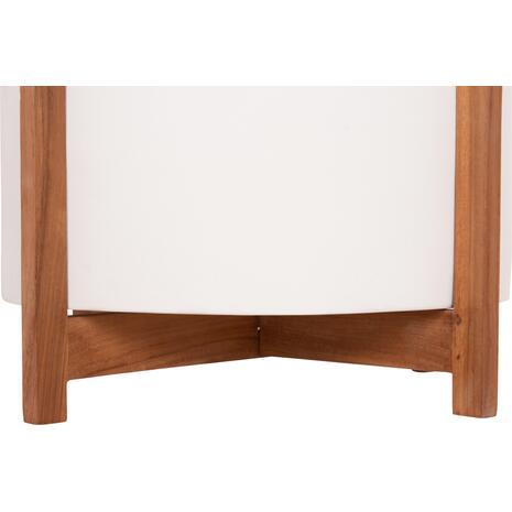 ΓΛΑΣΤΡΑ ΕΣΩΤ.ΧΩΡΟΥ HOFF HM4682.02L FIBER CEMENT ΛΕΥΚΟ-TEAK ΒΑΣΗ Φ50x35Υεκ