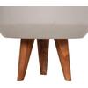 ΓΛΑΣΤΡΑ ΕΣΩΤ.ΧΩΡΟΥ QUAN HM4680.03S FIBER CEMENT ΓΚΡΙ--ΒΑΣΗ TEAK Φ37x36Υεκ