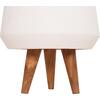 ΓΛΑΣΤΡΑ ΕΣΩΤ.ΧΩΡΟΥ QUAN HM4680.02S FIBER CEMENT ΛΕΥΚΟ--ΒΑΣΗ TEAK Φ37x36Υεκ