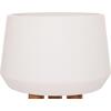 ΓΛΑΣΤΡΑ ΕΣΩΤ.ΧΩΡΟΥ QUAN HM4680.02L FIBER CEMENT ΛΕΥΚΟ--ΒΑΣΗ TEAK Φ38x62Υεκ