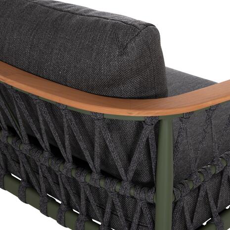 ΣΕΤ ΣΑΛΟΝΙ 5ΤΜΧ STREAM HM6426.07 ΠΡΑΣΙΝΟ ΑΛΟΥΜΙΝΙΟ-ΑΝΘΡΑΚΙ ΣΧΟΙΝΙ-OLEFIN