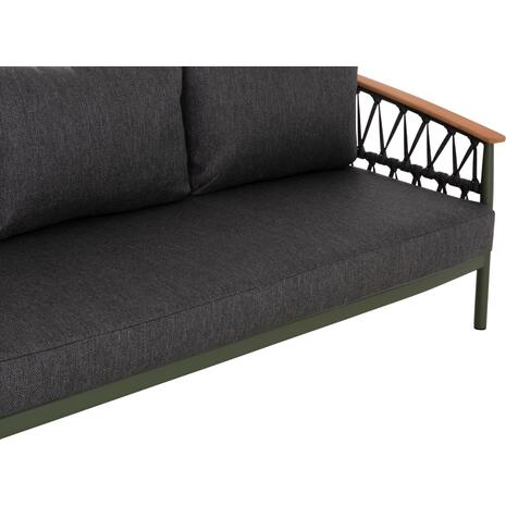 ΣΕΤ ΣΑΛΟΝΙ 5ΤΜΧ STREAM HM6426.07 ΠΡΑΣΙΝΟ ΑΛΟΥΜΙΝΙΟ-ΑΝΘΡΑΚΙ ΣΧΟΙΝΙ-OLEFIN