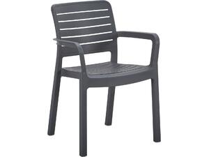 ΠΟΛΥΘΡΟΝΑ ΕΞΩΤ.ΧΩΡΟΥ FLAN HM6369.10 ΓΚΡΙ ΠΟΛΥΠΡΟΠΥΛΕΝΙΟ 57x56x82.5Yεκ.