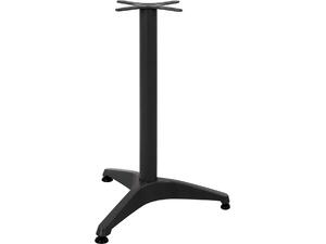 ΒΑΣΗ ΤΡΑΠΕΖΙΟΥ ΑΛΟΥΜΙΝΙΟΥ ΜΑΥΡΗ HM449.03 ΣΤΑΥΡΟΣ 29x29εκ- 54x54x68Υεκ.