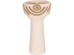 ΕΠΙΤΡΑΠΕΖΙΟ ΔΙΑΚΟΣΜΗΤΙΚΟ DEAN HM4679.02 ΚΡΕΜ ΤΕΡΑΚΟΤΑ & ΣΧΟΙΝΙ AGEL Φ18x35Υεκ