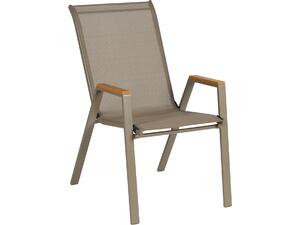 ΠΟΛΥΘΡΟΝΑ ΕΞ.ΧΩΡΟΥ LEONE HM6429.04 ΜΕΤΑΛΛΙΚΗ ΣΑΜΠΑΝΙ--TEXTILENE ΣΑΜΠΑΝΙ 54x74x91Υεκ