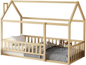 ΚΡΕΒΑΤΙ ΠΑΙΔΙΚΟ ΜΕ ΚΑΓΚΕΛΟ HOUSER HM706.01 τ.MONTESSORI ΞΥΛΟ ΠΕΥΚΟ ΦΥΣΙΚΟ-190x90εκ