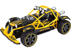 Τηλεκατευθυνόμενο Όχημα Glow in the Dark Baggy Sand Cross Κίτρινο