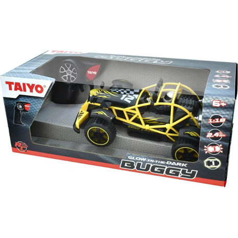 Τηλεκατευθυνόμενο Όχημα Glow in the Dark Baggy Sand Cross Κίτρινο