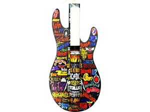 Λαμπάδα Dream Light κυλινδρική με καδράκι Ηλεκτρική Κιθάρα