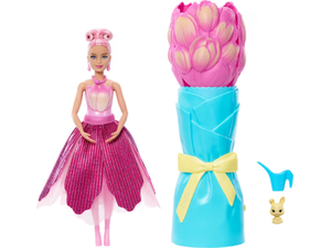 Mattel Λαμπάδα Barbie Petal Pop- Ροζ Τουλίπα (JMF57)