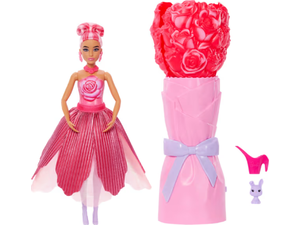 Mattel Λαμπάδα Barbie Petal Pop - Κόκκινο Τριαντάφυλλο (JMF59)