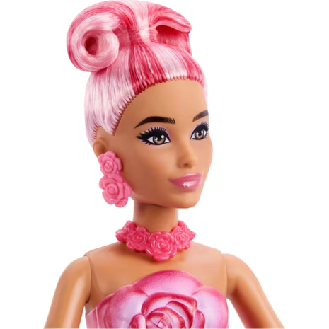 Mattel Λαμπάδα Barbie Petal Pop - Κόκκινο Τριαντάφυλλο (JMF59)
