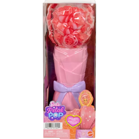 Mattel Λαμπάδα Barbie Petal Pop - Κόκκινο Τριαντάφυλλο (JMF59)