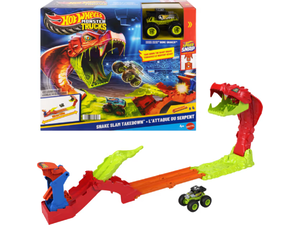 Παιχνιδολαμπάδα Mattel hot wheels monster trucks πίστα - Επίθεση φιδιού (JJN44)