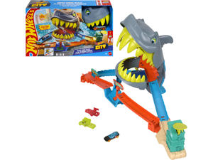 Παιχνιδολαμπάδα Mattel Hot Wheels City Πίστα Επίθεση Καρχαρία (JHL96)