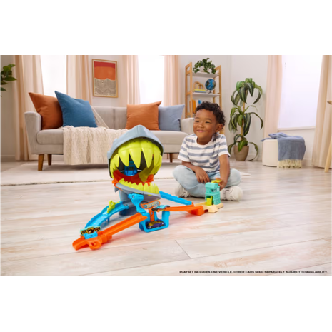 Παιχνιδολαμπάδα Mattel Hot Wheels City Πίστα Επίθεση Καρχαρία (JHL96)