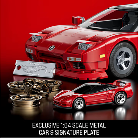 Brick Shop Hot Wheels ’90 Acura NSX Building Toy (876 τμχ), για συλλέκτες JFT17