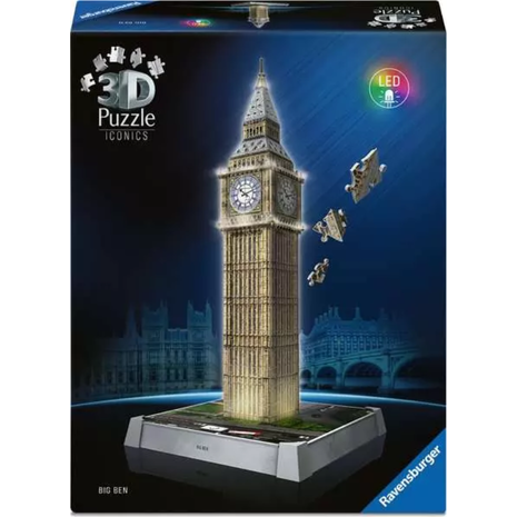Ravensburger 3D Iconics Big Ben Night Edition 216τμχ
