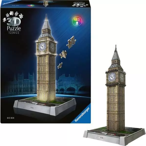 Ravensburger 3D Iconics Big Ben Night Edition 216τμχ