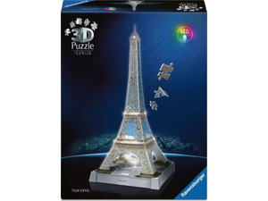 Ravensburger 3D Iconics Πύργος του Άιφελ Night Edition 216τμχ