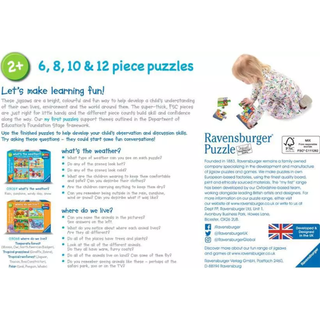 Ravensburger Τα Πρώτα μου Παζλ 4 Εποχές 4 σε 1