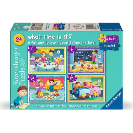 Ravensburger Τα Πρώτα μου Παζλ Ώρες της Ημέρας 4 σε 1