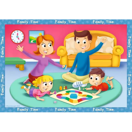 Ravensburger Τα Πρώτα μου Παζλ Ώρες της Ημέρας 4 σε 1