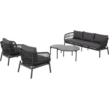 ΣΕΤ ΣΑΛΟΝΙ ΕΞ.ΧΩΡΟΥ 5ΤΜΧ MEMFIS HM6470.01 ΑΛΟΥΜΙΝΙΟ-ΣΧΟΙΝΙ-ΚΕΡΑΜΙΚΟ TOP---ΓΚΡΙ