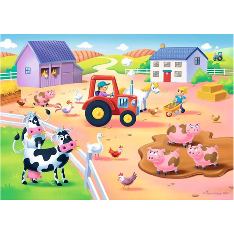 Ravensburger Τα Πρώτα μου Παζλ: Πόσα μετράς; 4 σε 1