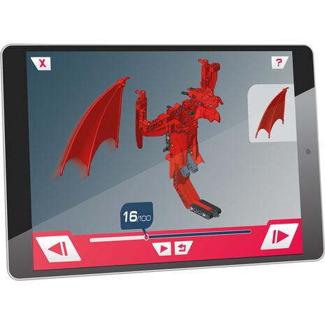 Clementoni Μαθαίνω Και Δημιουργώ Build Εκπαιδευτικό Παιχνίδι Εργαστήριο Μηχανικής Ιπτάμενος Δράκος