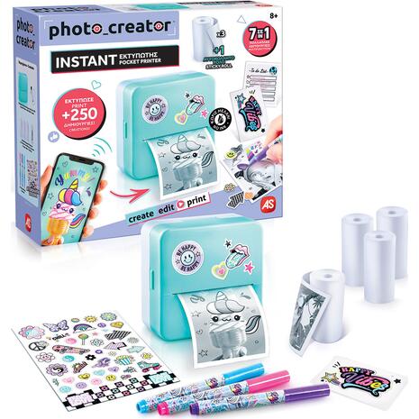 Φορητός εκτυπωτής Photo creator instant pocket printer