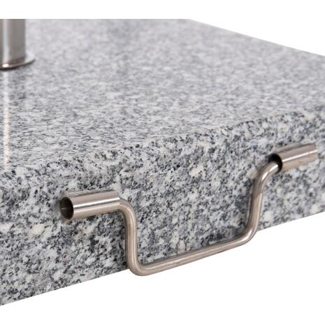 ΒΑΣΗ ΟΜΠΡΕΛΑΣ ΓΡΑΝΙΤΗ 40KG ΜΕ ΧΕΡΟΥΛΙ & ΡΟΔΕΣ HM6564--ΣΩΛΗΝΑΣ ΔΙΑΜΕΤΡΟΥ Φ48