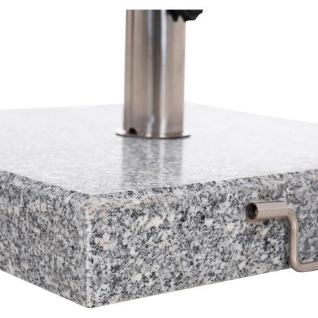 ΒΑΣΗ ΟΜΠΡΕΛΑΣ ΓΡΑΝΙΤΗ 40KG ΜΕ ΧΕΡΟΥΛΙ & ΡΟΔΕΣ HM6564--ΣΩΛΗΝΑΣ ΔΙΑΜΕΤΡΟΥ Φ48