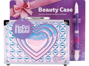 Παιχνιδολαμπάδα Happi Hobbi Θήκη Ομορφιάς Sparkle Love 30 Αξεσουάρ (1500-15771)