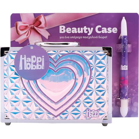 Παιχνιδολαμπάδα Happi Hobbi Θήκη Ομορφιάς Sparkle Love 30 Αξεσουάρ (1500-15771)
