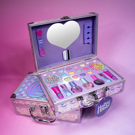 Παιχνιδολαμπάδα Happi Hobbi Θήκη Ομορφιάς Sparkle Love 30 Αξεσουάρ (1500-15771)